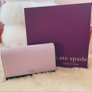 Lavender and navy two-tone Kate spade cross body
